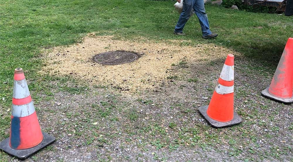 Sewer Manhole Riser Repair