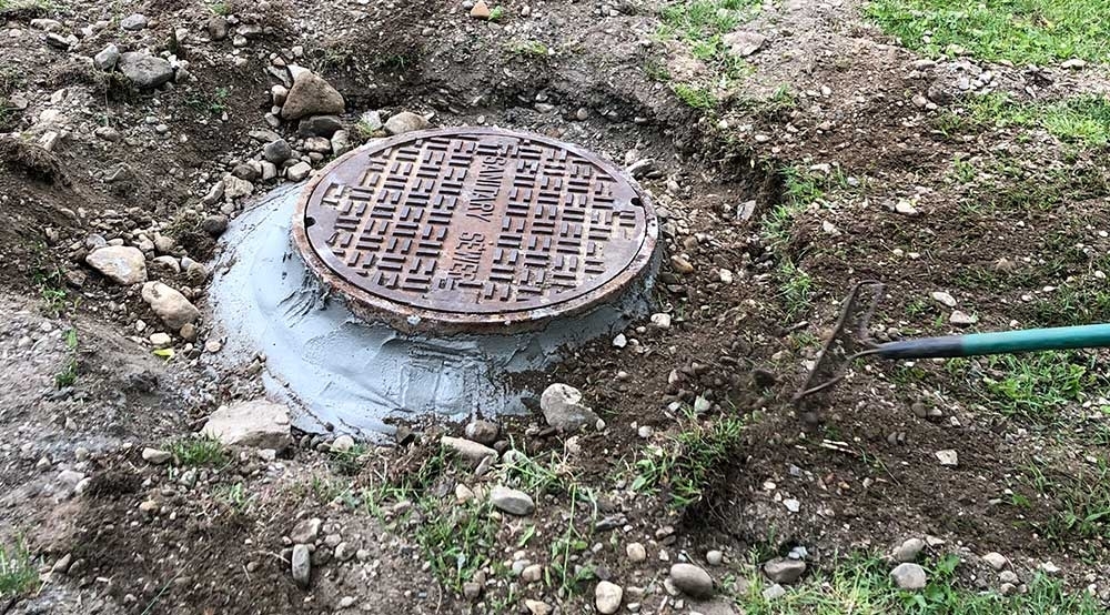 Sewer Manhole Riser Repair