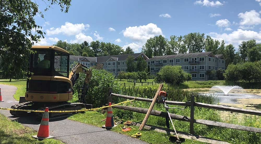 Reset Inlet Structure for Stormwater Pond