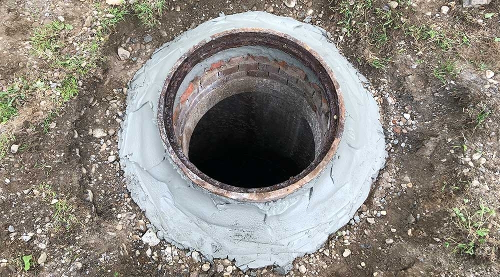 Sewer Manhole Riser Repair